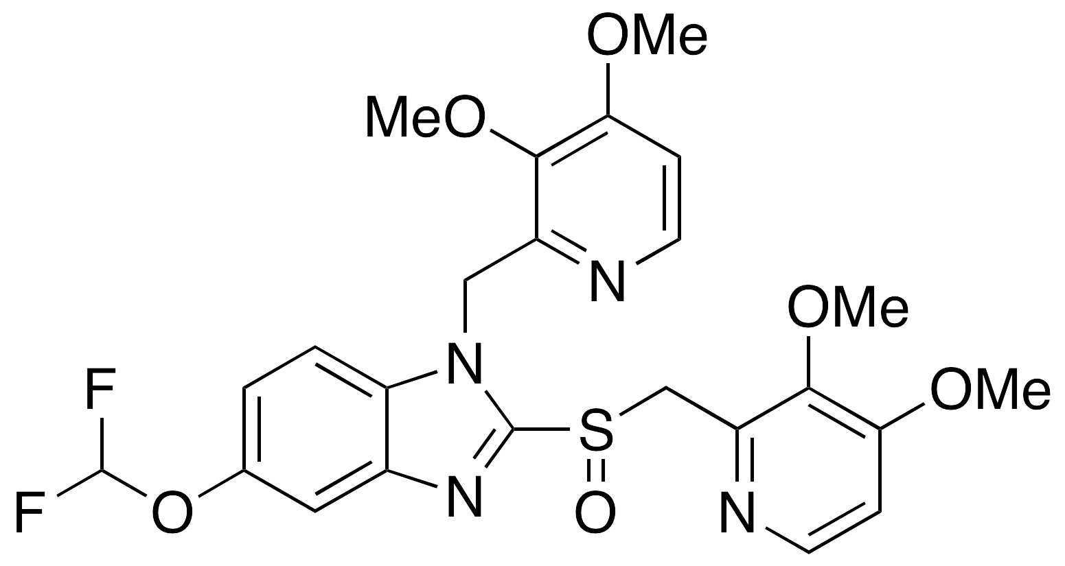 N-[(3,4-Dimethoxy-2-pyridinyl)methyl] Pantoprazole(Mixture of 1 and 3 isomers)