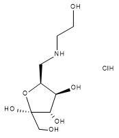 6-Deoxy-6-[(2-hydroxyethyl)amino]-alpha-L-sorbofuranose Hydrochloride