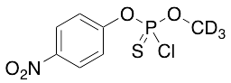 O-Methyl O-(4-Nitrophenyl)-phosphorochloridothioic Acid Ester-d3
