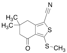 6,6-Dimethyl-3-(Methylthio)-4-Oxo-4,5,6,7-Tetrahydrobenzo[C]Thiophene-1-Carbonitrile