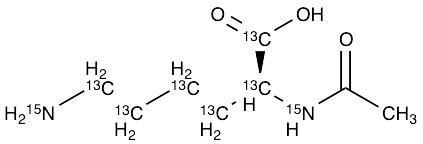 Nalpha-Acetyl-L-Lysine-13C6,15N2