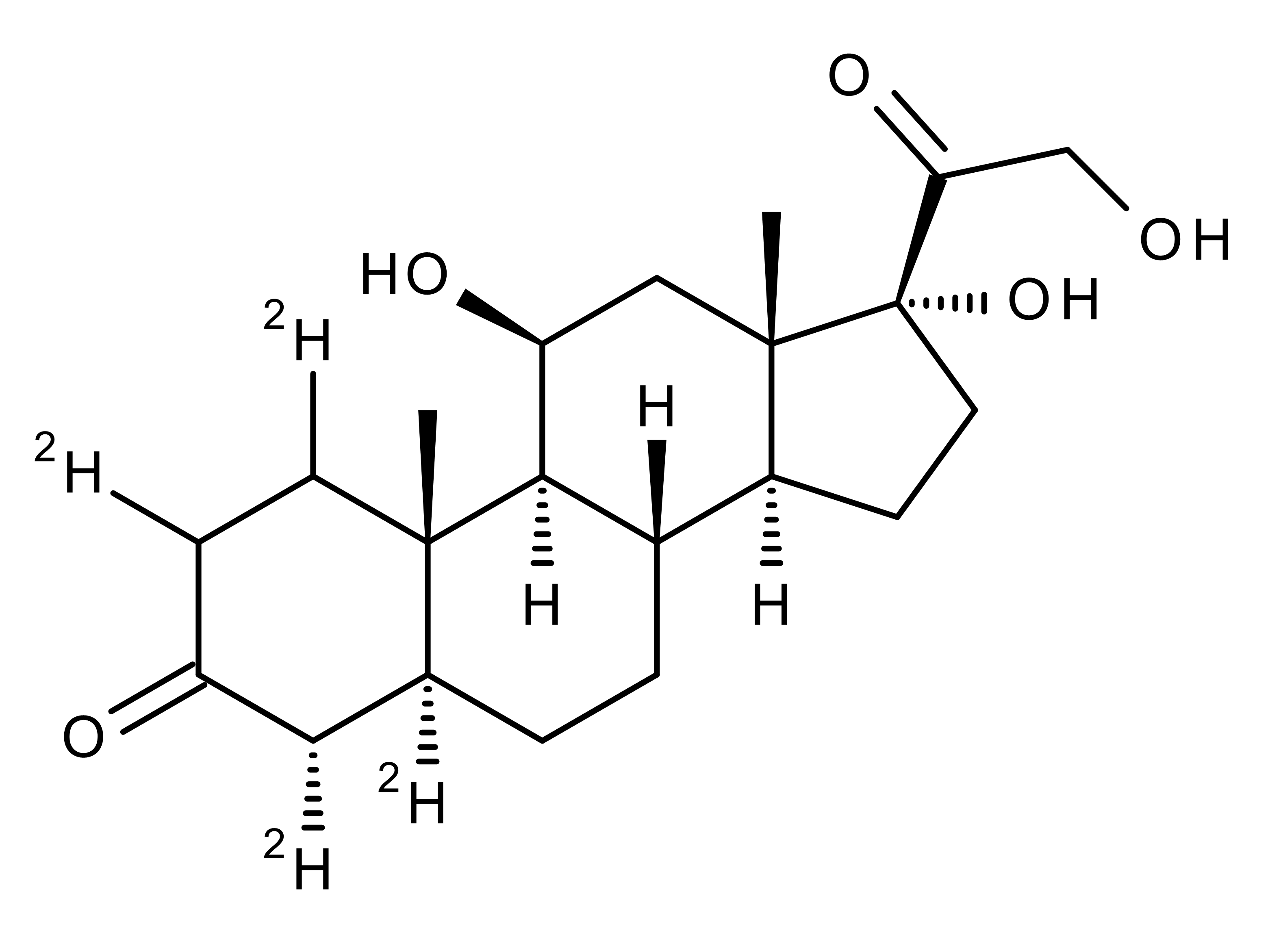 5alpha-Pregnan-11beta,17alpha,21-triol-3,20-dione-1,2,4,5-d4