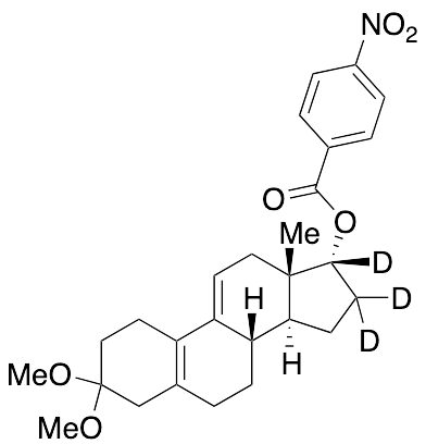(17a)-​[(4-​Nitrobenzoyl)​oxy]-3,3-dimethoxyestra-5(10),9(11)-dien-17-ol-d3