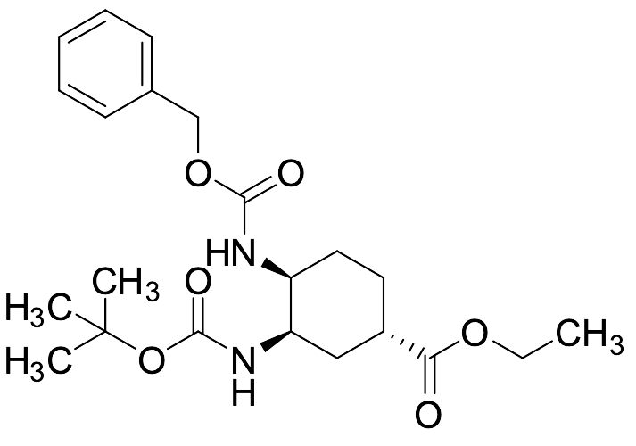(1S,3R,4S)-4-[[(Benzyloxy)carbonyl]amino]-3-[(tert-butoxycarbonyl)amino]cyclohexanecarboxylic Acid Ethyl Ester