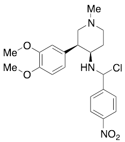 (3S,4R)-N-(Chloro(4-nitrophenyl)methyl)-3-(3,4-dimethoxyphenyl)-1-methylpiperidin-4-amine