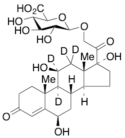 6-​beta-​Hydroxycortisol-d4 21-O-beta-D-Glucuronide