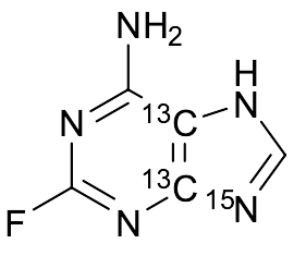 2-Fluoroadenine-13C2,15N