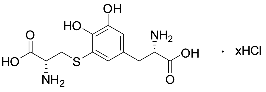 Cysteinyldopa Hydrochloride (contains up to 20% inorganics)