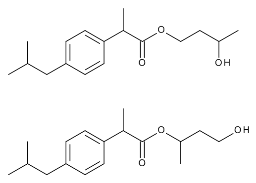 Ibuprofen 1,3-Butylene Glycol Esters (Mixture of Regio- and Stereoisomers)