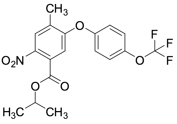 1-Methylethyl 4-Methyl-2-nitro-5-[4-(trifluoromethoxy)phenoxy]benzoate