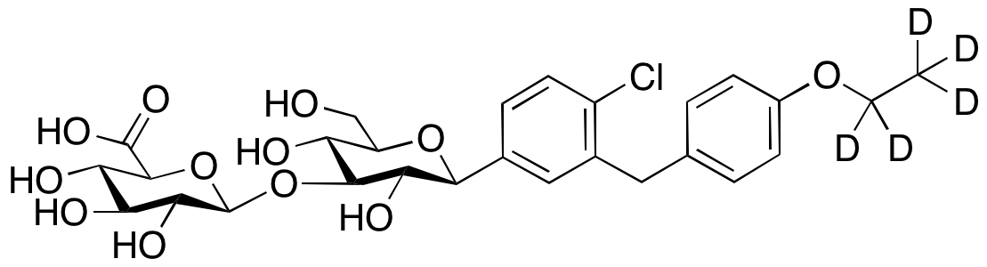 Dapagliflozin 3-O-beta-D-Glucuronide-d5