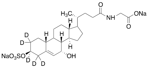 N-[(3beta,7alpha)-7-Hydroxy-24-oxo-3-(sulfooxy)chol-5-en-24-yl]glycine-d5 Disodium Salt