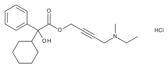 4-(Ethylmethylamino)but-2-ynyl (RS)-2-Cyclohexyl-2-hydroxy-2-phenylacetate Hydrochloride (Methylethyl Analogue of Oxybutynin Hydrochloride) - CAS No. 4-(Ethylmethylamino)but-2-ynyl (RS)-2-Cyclohexyl-2-hydroxy-2-phenylacetate Hydrochloride (Methylethyl Analogue of Oxybutynin Hydrochloride)