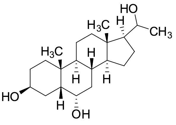 5b-Pregane-3b,6a,20(racemic)-triol-epimeric Mixture