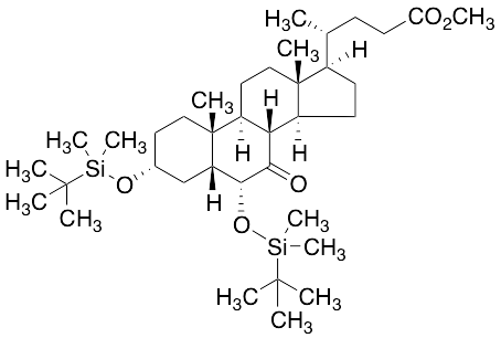 (3alpha,5beta,6alpha)-3,6-Bis[[(1,1-dimethylethyl)dimethylsilyl]oxy]-7-oxo-cholan-24-oic Acid Methyl Ester