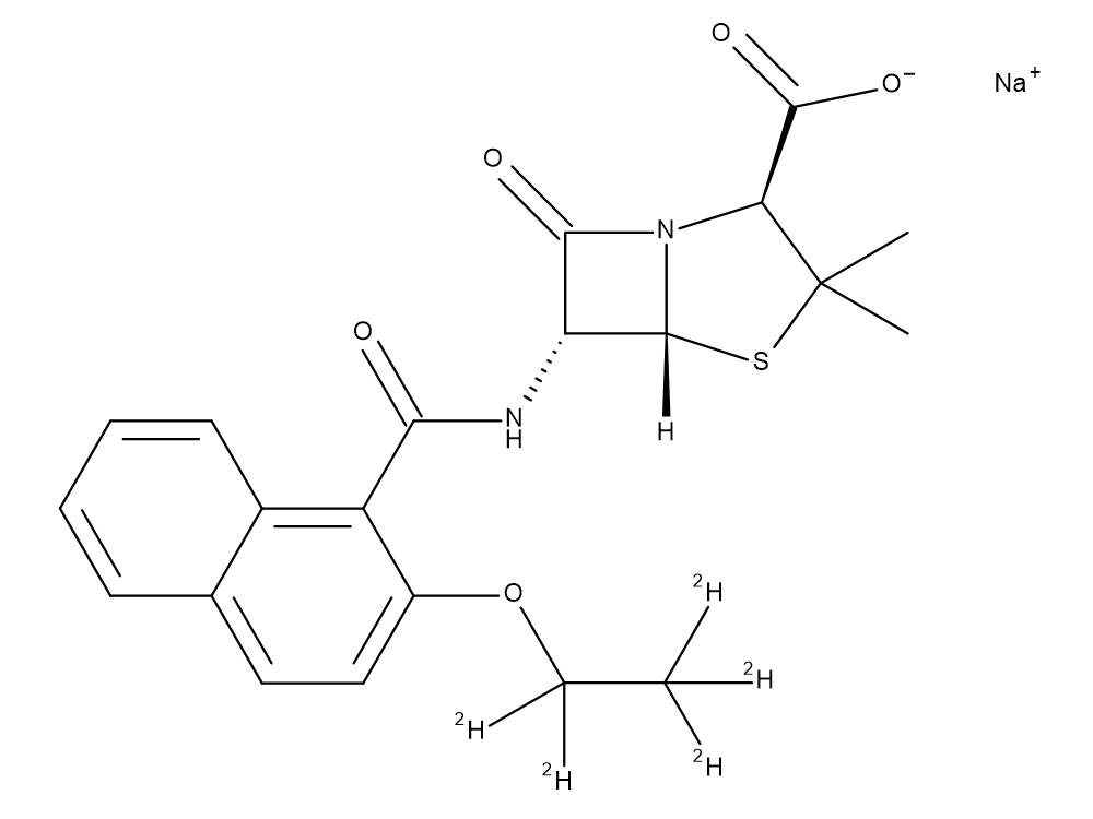 Nafcillin-d5 Sodium Salt (>90%)