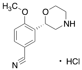 4-Methoxy-3-(2S)-2-morpholinyl-benzonitrile Hydrochloride