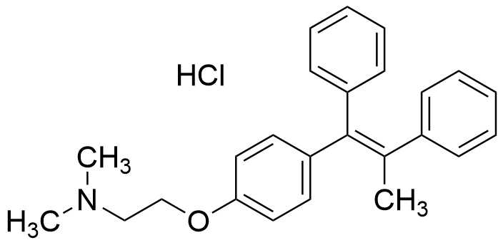 2-[4-(1,2-Diphenyl-1-propenyl)phenoxy]-N,N-dimethylethanamine (E/Z Mixture) Hydrochloride