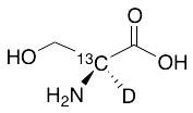 L-Serine 2-13C, 2-D