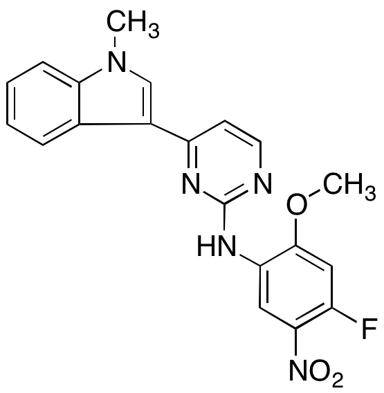 N-(4-Fluoro-2-methoxy-5-nitrophenyl)-4-(1-methyl-1H-indol-3-yl)-2-pyrimidinamine
