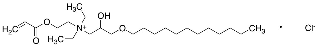 [3-(Dodecyloxy)-2-hydroxypropyl]diethyl[2-[(1-oxoallyl)oxy]ethyl]ammonium Chloride