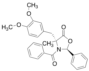 (2S,4R)-3-Benzoyl-4-(3,4-dimethoxybenzyl)-4-methyl-2-phenyloxazolidin-5-one