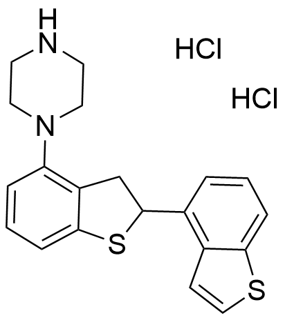 1-(2,3-Dihydro[2,4'-bibenzo[b]thiophen]-4-yl)-piperazine Dihydrochloride