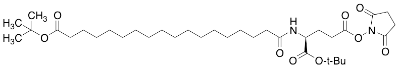 (S)-1-tert-Butyl 5-(2,5-dioxopyrrolidin-1-yl) 2-(18-(tert-butoxy)-18-oxooctadecanamido)pentanedioate