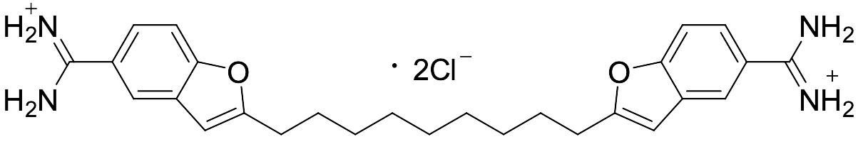 (Nonane-1,9-diylbis(benzofuran-2,5-diyl))bis(aminomethaniminium)