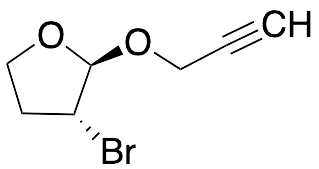 (+/-)-trans-3-Bromotetrahydro-2-(2-propynyloxy)-furan