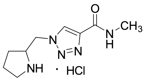 N-Methyl-1-(pyrrolidin-2-ylmethyl)-1H-1,2,3-triazole-4-carboxamide Hydrochloride