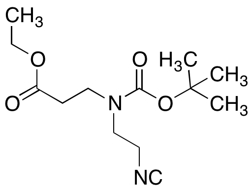 N-(2-Cyanoethyl)-N-[(1,1-dimethylethoxy)carbonyl]-beta-Alanine Ethyl Ester