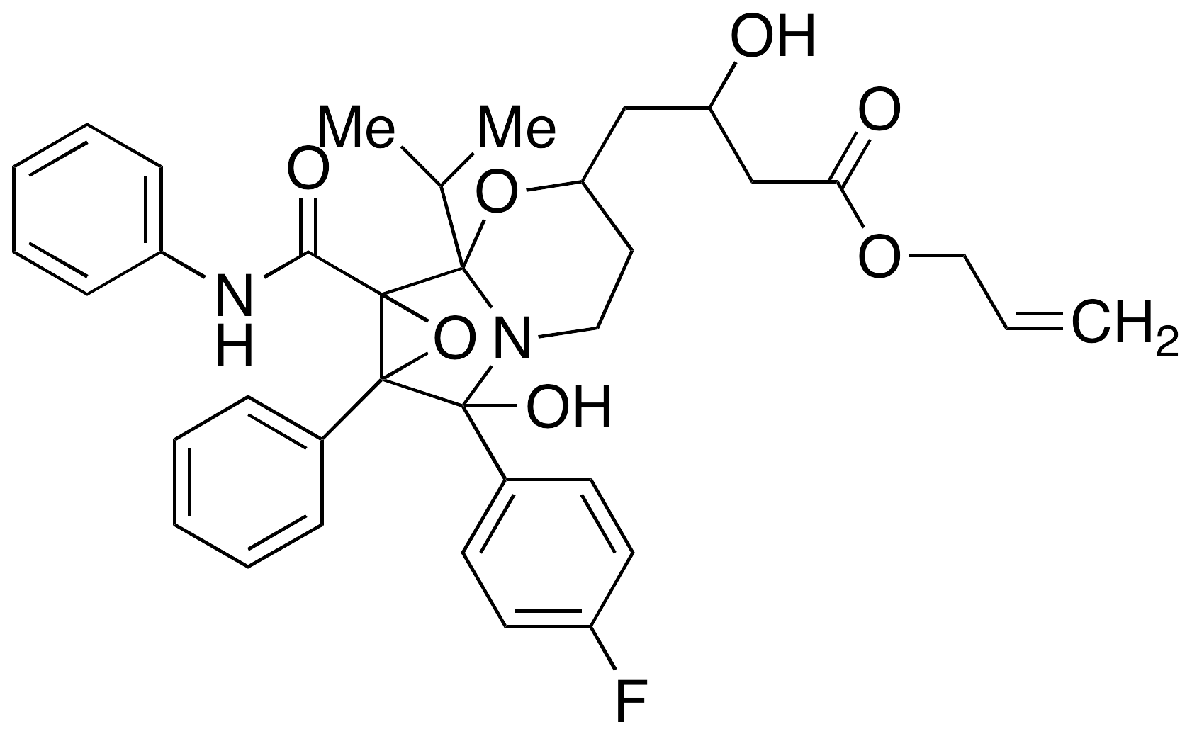 Allyl Ester of Atorvastatin Cyclic (Isopropyl) Impurity
