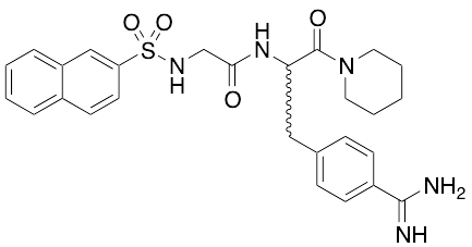 Nalpha-(2-Naphthalenesulfonylglycyl)-4-amidino-D,L-phenylalaninepiperidide