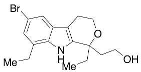 6-Bromo-1,8-diethyl-1,3,4,9-tetrahydropyrano[3,4-b]indole-1-ethanol