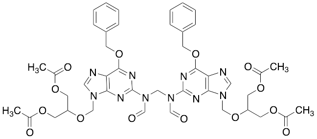 O-Benzyl Ganciclovir N-Formyl Diacetate Dimer