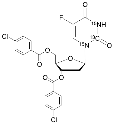 3,5-Di-O-p-chlorobenzoyl Floxuridine-13C,15N2