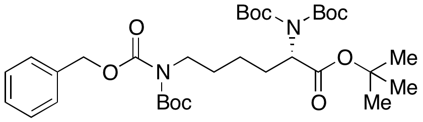 N2,N2,N6-Tris​[(1,​1-​dimethylethoxy)​carbonyl]​-​N6-​[(phenylmethoxy)​carbonyl]​-​L-lysine 1,​1-​Dimethylethylester