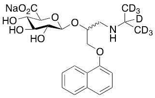 rac Propranolol-d7 beta-D-Glucuronide Sodium Salt