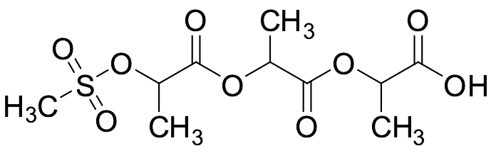 2-((2-((2-((Methylsulfonyl)oxy)propanoyl)oxy)propanoyl)oxy)propanoic Acid