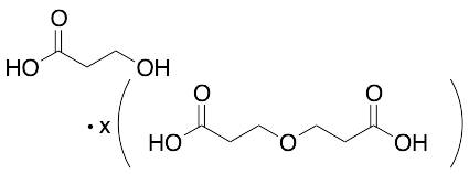 3-Hydroxypropionic Acid, in aq solution (with varying amounts of 3,3'-Oxydipropanoic Acid)