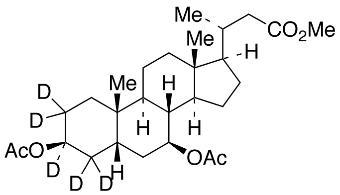 3beta,7beta-Di-O-acetyl 24-Nor 3beta-Ursodeoxycholic Acid-d5 Methyl Ester
