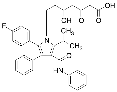 2-(4-Fluorophenyl)-delta-hydroxy-5-(1-methylethyl)-beta-oxo-3-phenyl-4-[(phenylamino)carbonyl]-1H-pyrrole-1-heptanoic Acid