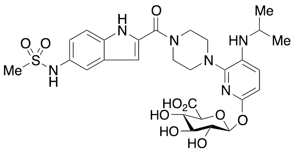 6’-Hydroxy Delavirdine O-beta-D-Glucuronide