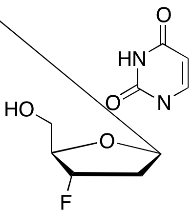 2',3'-Dideoxy-3'-fluorouridine
