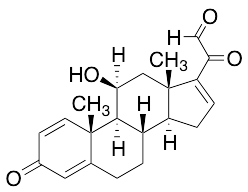 2-((8S,9S,10R,11S,13S,14S)-11-Hydroxy-10,13-dimethyl-3-oxo-6,7,8,9,10,11,12,13,14,15-decahydro-3H-cyclopenta[a]phenanthren-17-yl)-2-oxoacetaldehyde