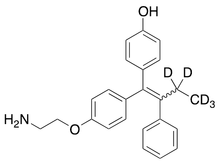 (E/Z)-N,N-Didesmethyl-4-hydroxy Tamoxifen-d5