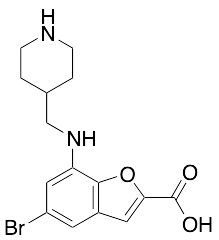5-Bromo-7-[(4-piperidinylmethyl)amino]-2-benzofurancarboxylic Acid