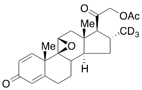 11,21-Didehydro-(9beta,11beta)-epoxy-21-(acetyloxy) Desoxymetasone-d3