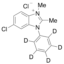 6-Chloro-2,3-dimethyl-1-phenyl-d5-1H-benzo[d]imidazol-3-ium Chloride